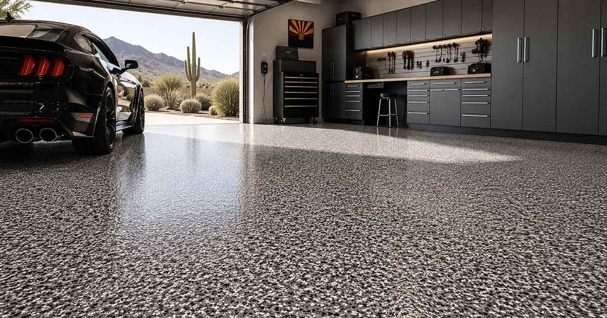 Epoxy flooring and concrete coatings in Chandler, Arizona