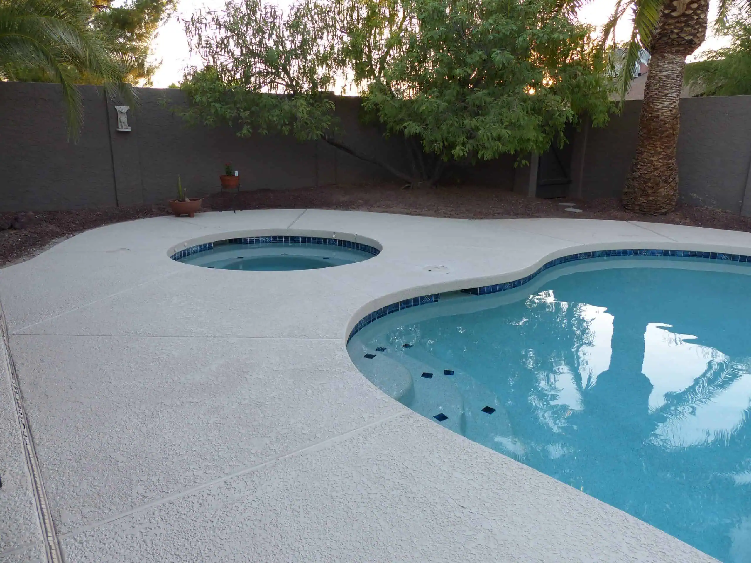 Bright Oasis Restored Cool Pool Deck Lining