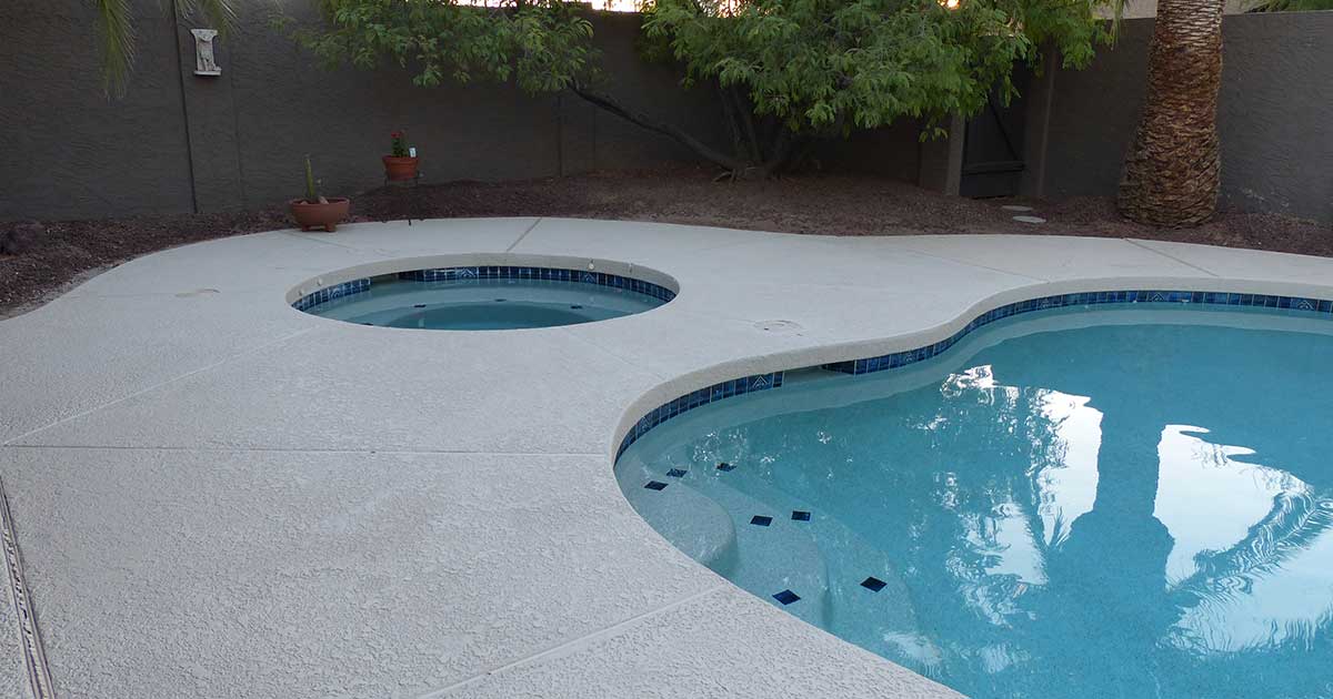 Full Overhaul Desert Sand Acrylic Pool Decking