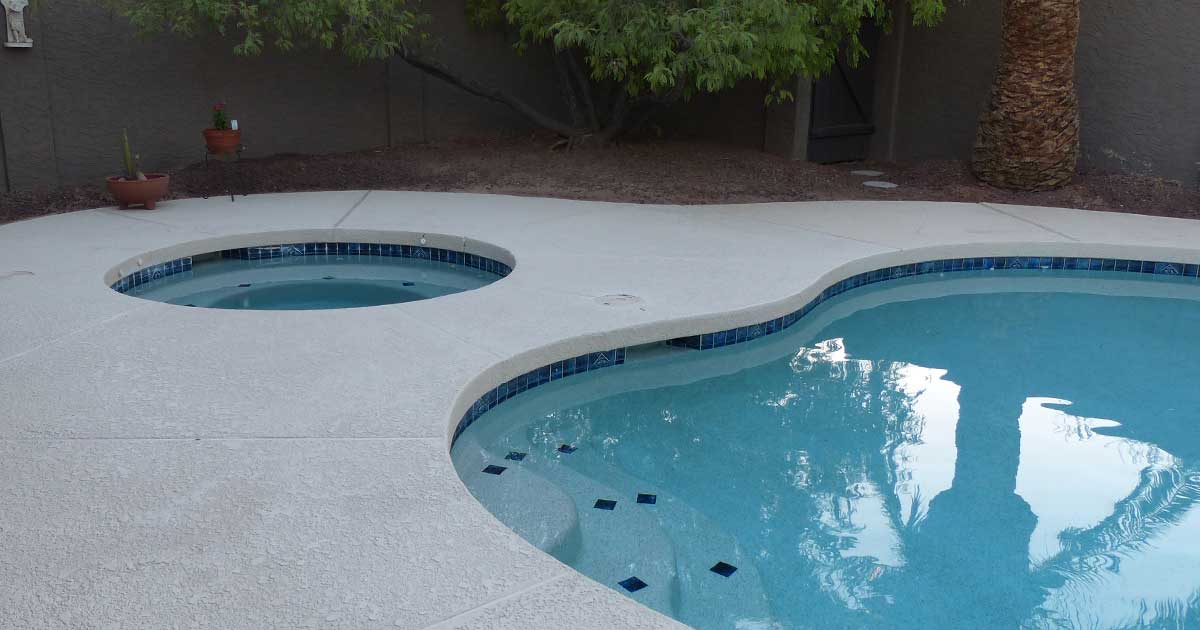 Expert Filled and Stippled Micro-Crack Pool Deck